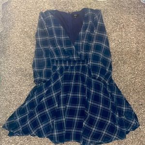 LULU’S PLAID SHEAR DRESS